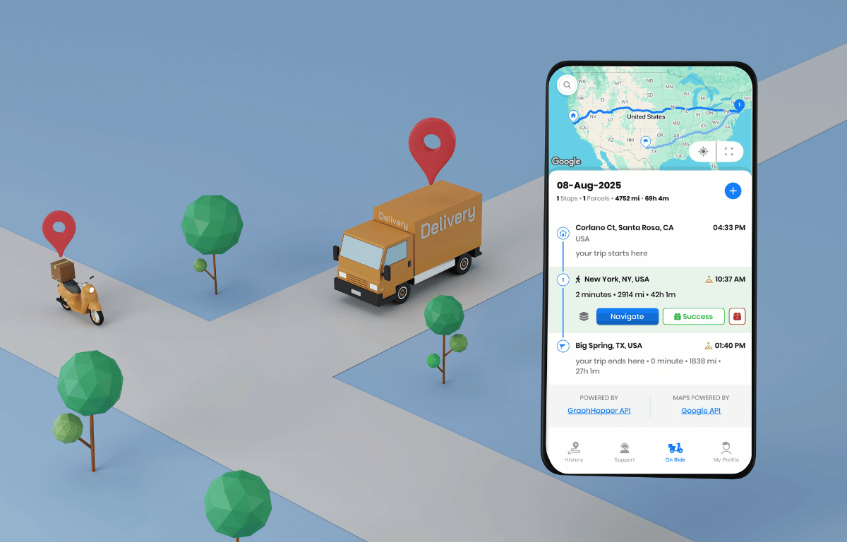 Wie man hyperlokale Lieferdienste knackt 1, Zeo Routenplaner