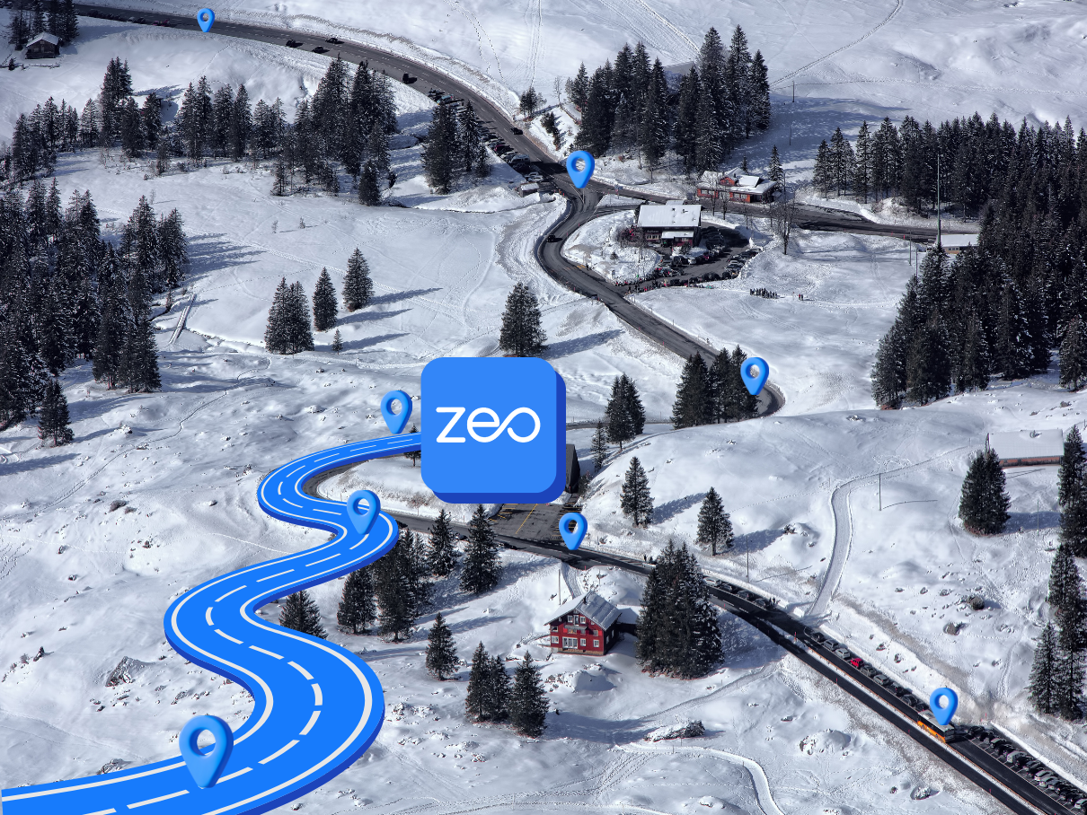 使用 Zeo 和 Zeo 路線規劃器進行掃雪物流