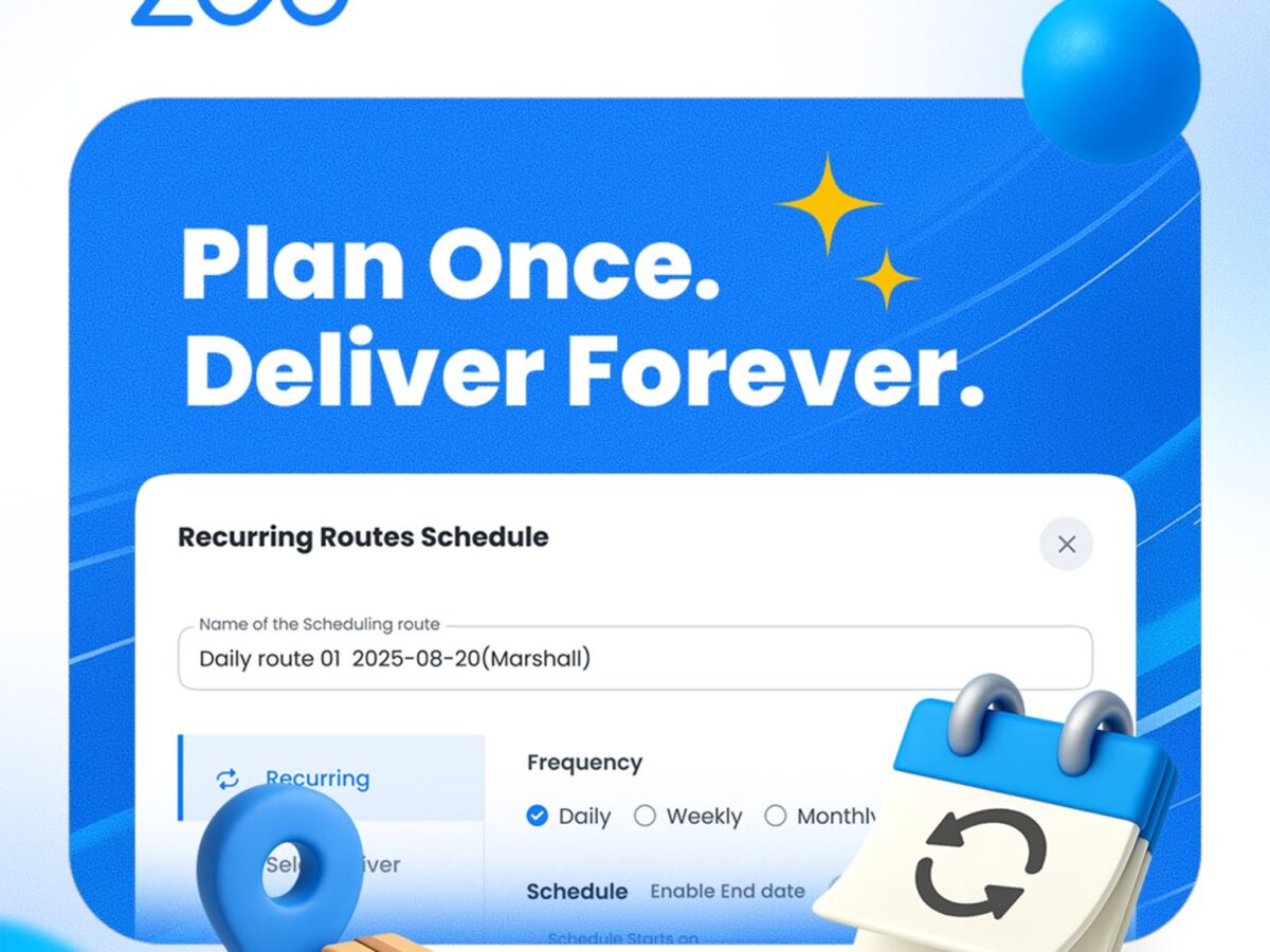 Zeo Introduces Recurring Routes Scheduling Feature, Zeo Route Planner