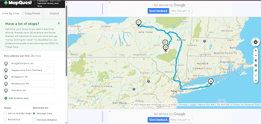 如何使用 MapQuest 路線規劃器和 Zeo 路線規劃器優化多站點路線