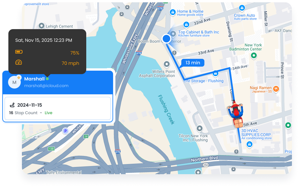 即時追蹤，Zeo路線規劃器