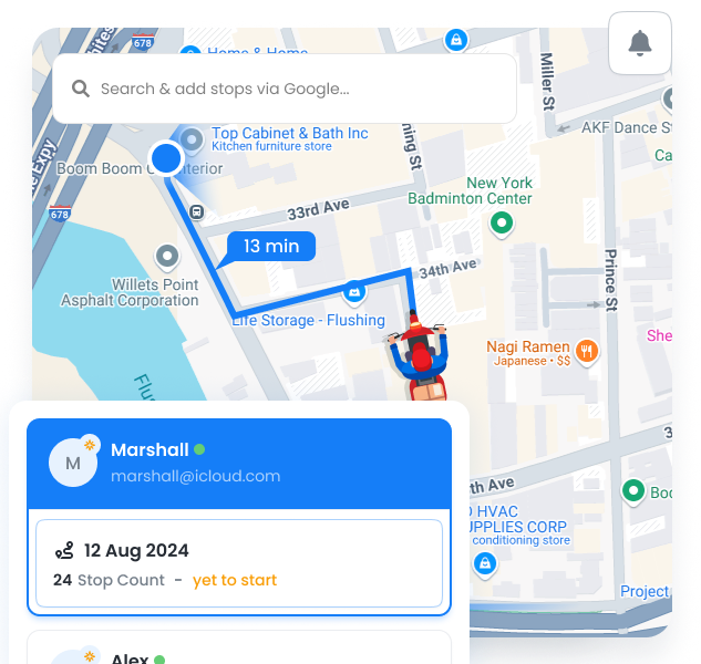Automated Notifications, Zeo Route Planner