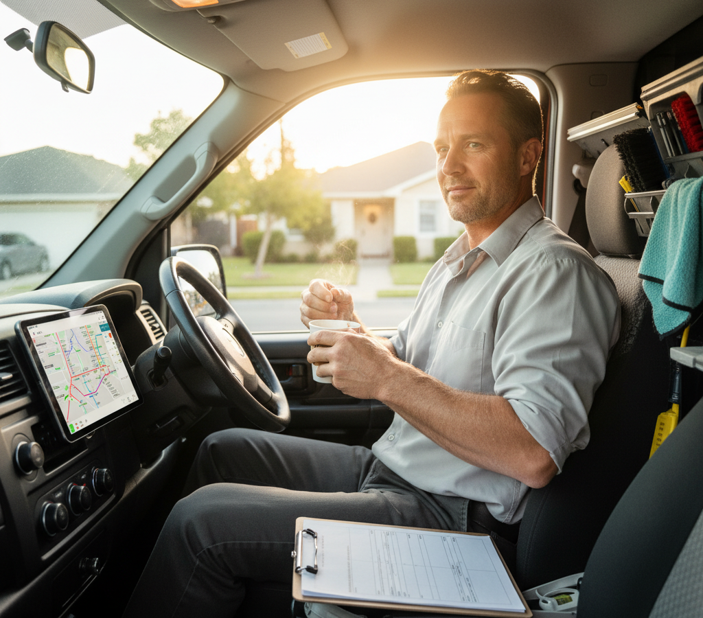 2026 02 02 How To Schedule Window Cleaning Routes Efficiently Featured, Zeo Route Planner