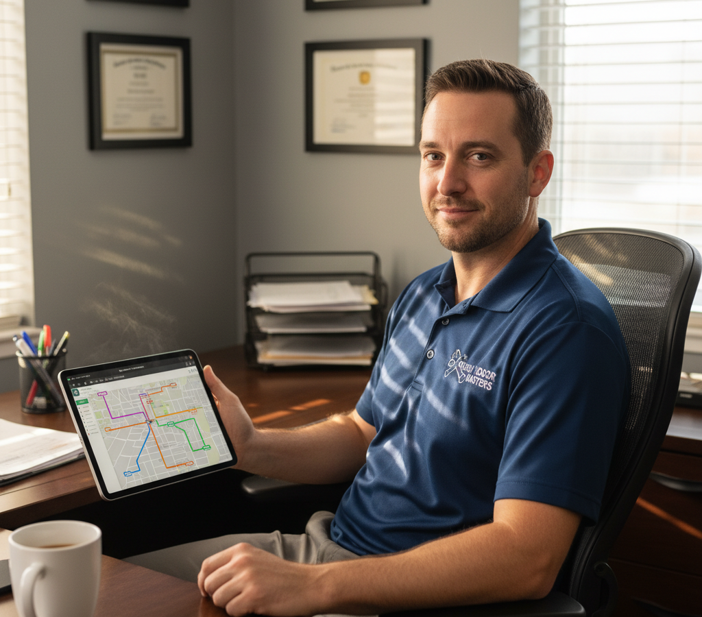 2026 03 05 Garage Door Service Routing Software Featured, Zeo Route Planner