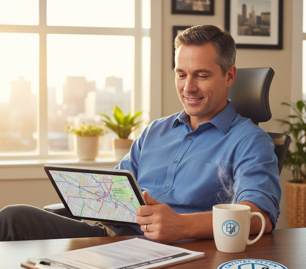 2026 03 13 How To Optimize Window Cleaning Routes Featured, Zeo Route Planner