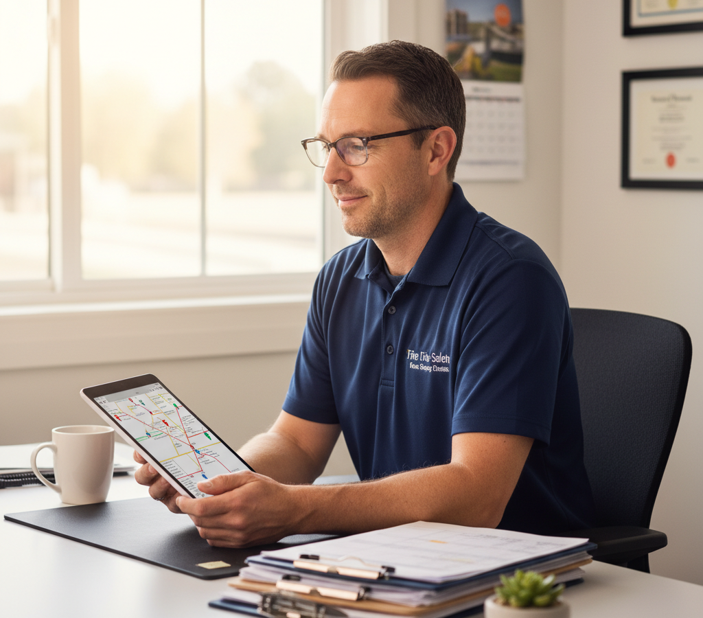 2026 04 06 Fire Extinguisher Inspection Route Planning Featured, Zeo Route Planner